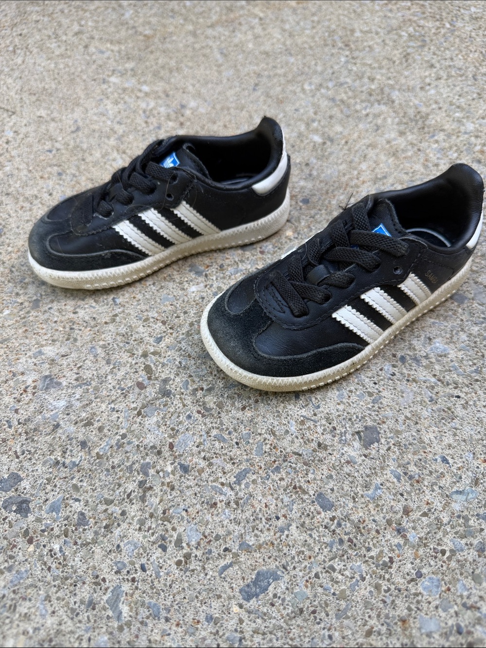 adidas Kids Black and White Classic Sneakers